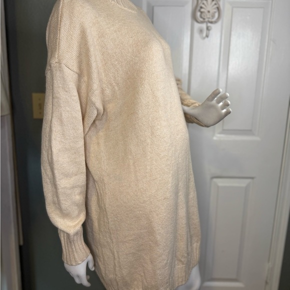 Abound NWT Heather Beige Mini Sweater Dress Women Size Large. - Picture 6 of 10
